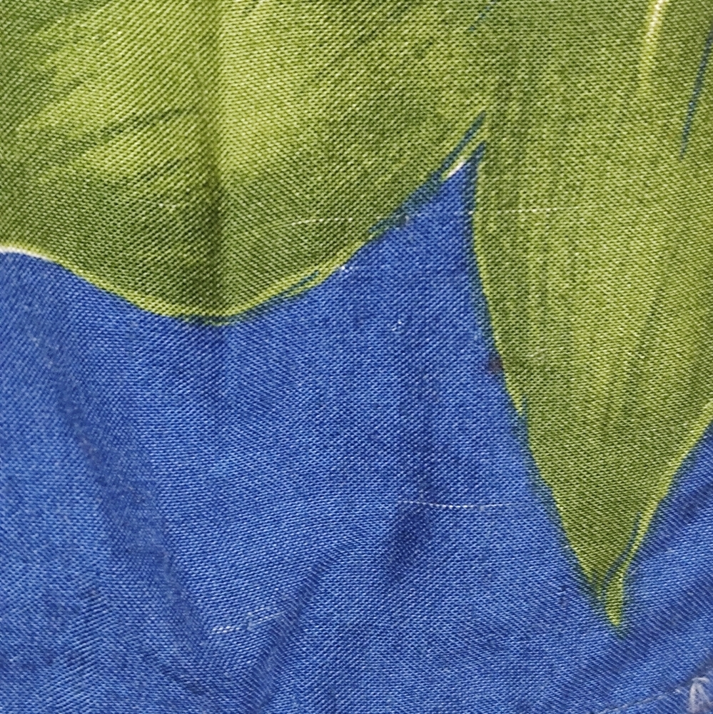Wingo Vintage Men's Blue Hawaiian Shirt Made in Thailand - Picture 5 of 11